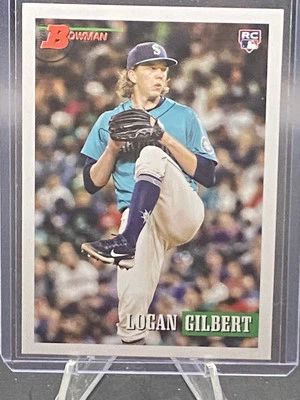 2021 Bowman Heritage #8 Logan Gilbert - Image 1 of 2