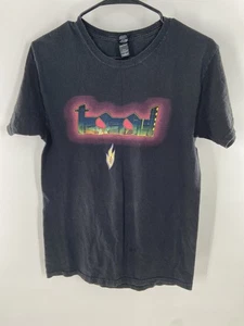 Vintage Tool 2002 Flame Tee Black T-Shirt Double Sided Short Sleeve Size Small - Bild 1 von 3