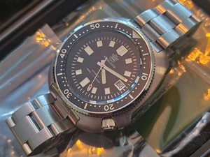 STEELDIVE DIVER 200M DIVER PROF. HOMAGE steel full set perfect !!! automatic - Imagen 1 de 6