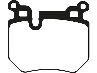 Para 2008-2013 BMW 135i conjunto de pastilhas de freio traseiras EBC 34717DZGT 2009 2010 2011 2012 - Imagem 1 de 4