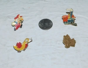 NEAT PIN JOB LOT DISNEYS DUMBOS TRAIN - MARIO - DUCK AND ANGEL - Picture 1 of 6