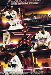 GUÍA DE MEDIOS DE LOS HOUSTON ASTROS 2011 NUEVO RARO - Imagen 1 de 1