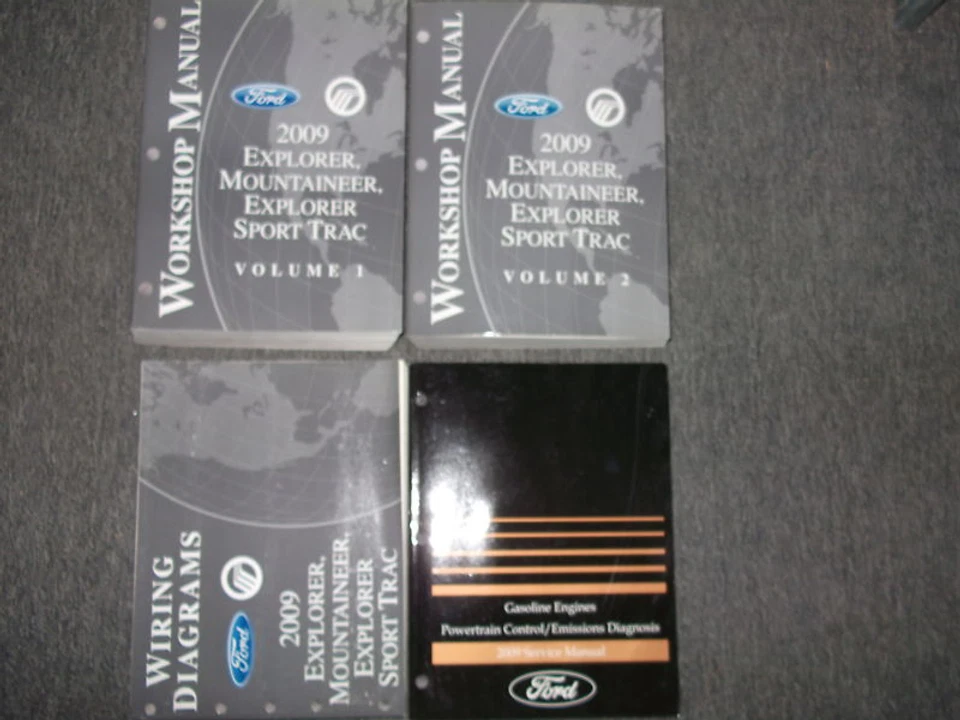 Ford Explorer & Sport Trac Mercury Mountaineer 2009 manual de taller de servicio lote Foto 1 de 1