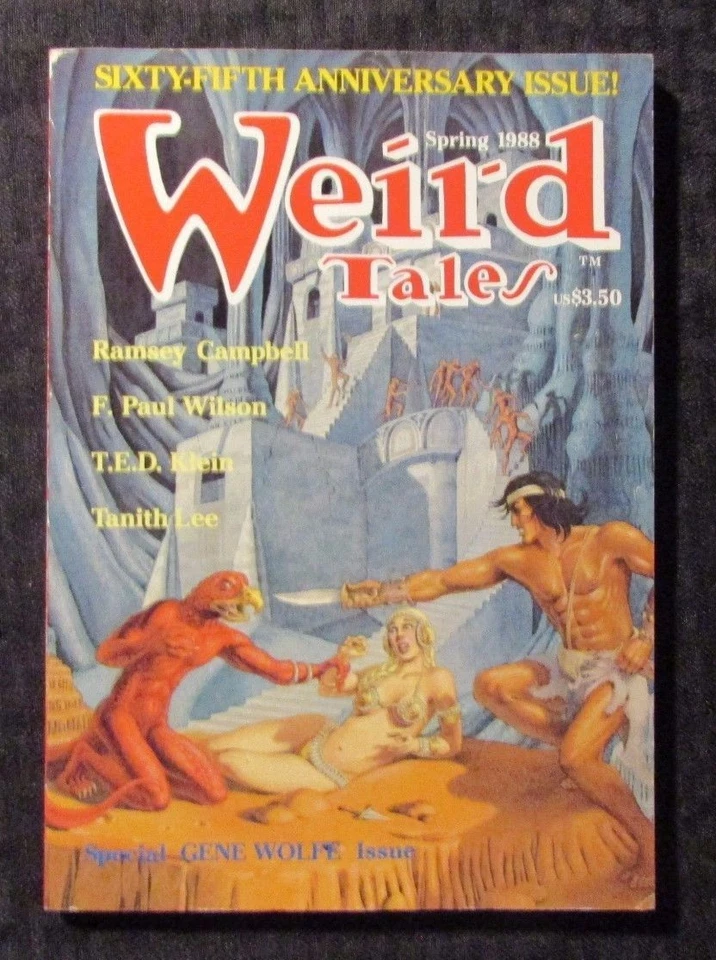 1988 Spring WEIRD TALES Pulp Magazine #290 VF 8.0 Gene Wolfe Foto 1 de 1