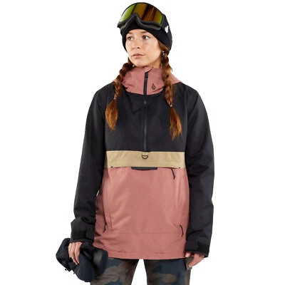 Volcom Ashfield Pullover Damen-Skijacke Snowboardjacke Ski-Jacke Schnee Rosa NEU - Bild 1 von 4