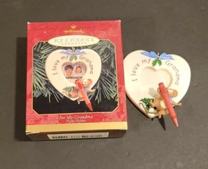 Hallmark Keepsake Ornament "For My Grandma" Photo Holder - Picture 1 of 12