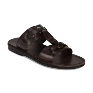 The Wayfarer - Bold Leather Ring Sandal | Brown - Picture 1 of 5