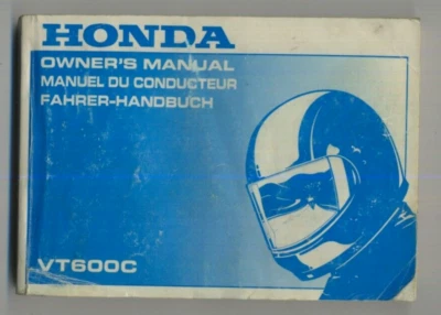 Honda Manual VT600C Shadow (1997) Owners Riders Hand-Book PC21 VLX VT 600 EJ45 - Image 1 of 4