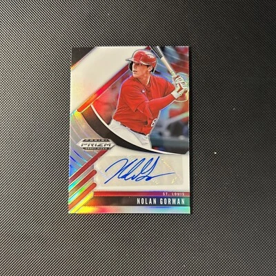 2020 Panini Prizm Draft Picks Autographs #42 Nolan Gorman Auto  - Image 1 of 2