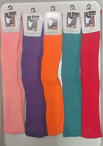 5x Women Ladies Leg Warmers Long Socks Leggings One Size - Picture 1 of 1