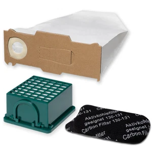 10 bolsas de filtro + filtro adecuado para Vorwerk Kobold 131 con EB 351, bolsa de polvo - Imagen 1 de 7