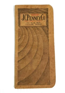 Vintage JC Penny Memorandum Records Note Booklet with notes - Picture 1 of 6