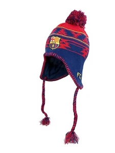 Barcelona Winter hat, Licensed Barcelona Peruvian Hat - Picture 1 of 4