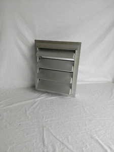 Dog Box Trailer Door Louver 15"W x 18"H x 1.87D Adjustable Blades Anodized - Picture 1 of 3
