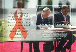 Tanzania - President Bush and President Kikwete - Picture 1 of 1