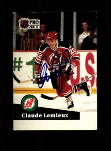 Claude Lemieux NHL USA Autogrammkarte Original Signiert + A 240714 - Bild 1 von 2