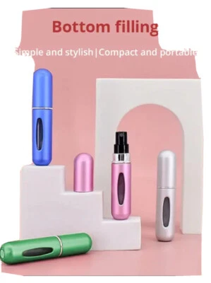 Parfümzerstäuber nachfüllbar | Mini Parfümflasche 5ml in Schwarz - Bild 1 von 4