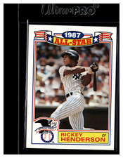 1988 Topps Glossy All-Stars #7 Rickey Henderson