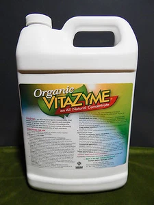 Vitazyme-Organic Biostimulant Concentrate 1 Gallon Brassinosteroid Triacontanol  - Picture 1 of 12
