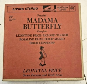 RCA PUCCINI MADAMA BUTTERFLY Puccini Open Reel No. 7 Music Tape 2 Volume Set - Imagen 1 de 5