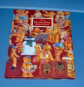 Vintage Avon Gift Collection Victorian Teddy Book of Days Calendar/Agenda NEW - Imagen 1 de 4