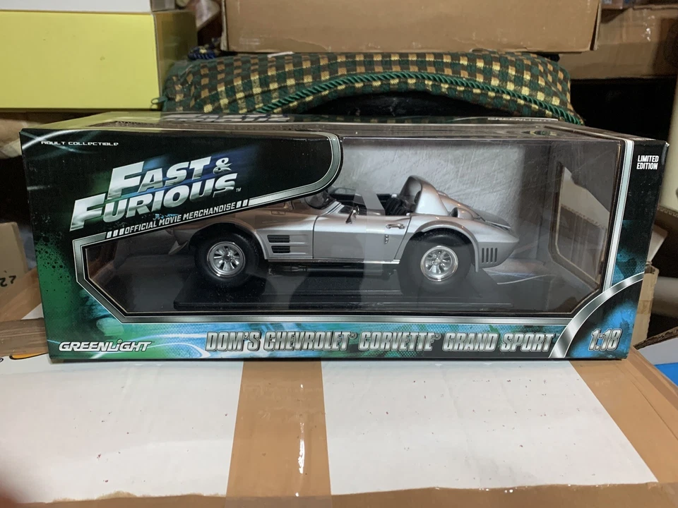 Dom’s Chevrolet Corvette Grand Sport 1:18 Limited Edition Fast & Furious - Immagine 1 di 4
