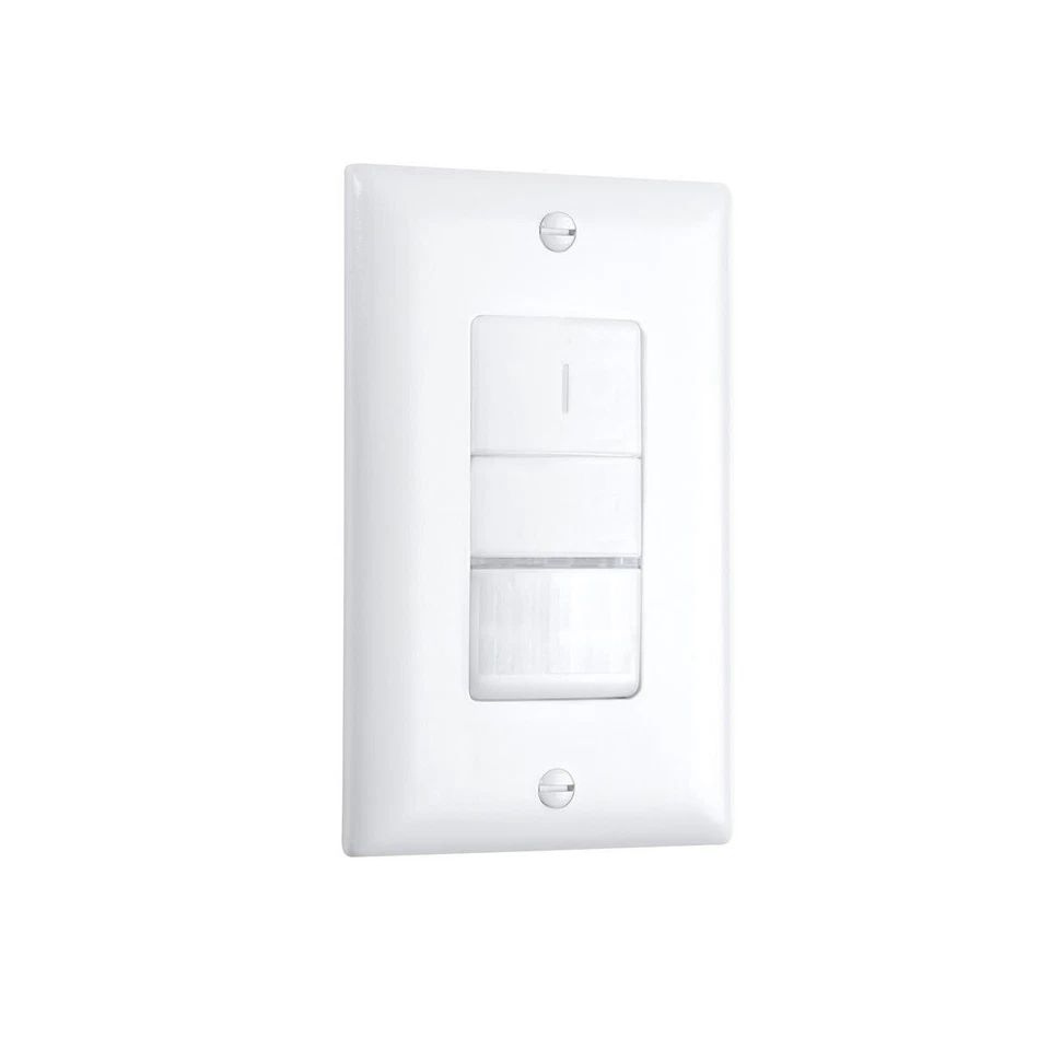 IR WLS 1-W Passive Infrared Wall Switch Occupancy Sensor - Image 1 of 1