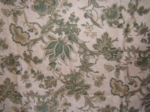 Brunschwig & Fils, Rama, Floral Novelty, By The Piece, Color Green Multi - Picture 1 of 2