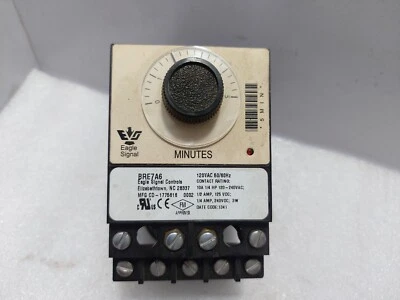 Eagle Signal Controls BRE7A6 Wash Timer 120VAC 50/60Hz - Image 1 of 4