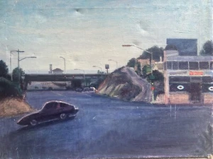 Painting by Wade Cline Bn. 1935 Imp. San Diego Artist.Re 1915 Mission Brewery - Picture 1 of 24