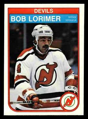 1982-83 O-Pee-Chee Bob Lorimer #142 - New Jersey Devils - Image 1 of 2