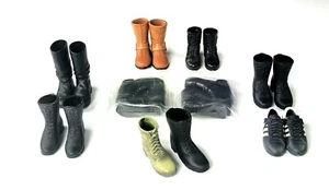Lot of 8 Pairs 1:6 Scale Military Boots & Shoes for 12" Action Figure BBI Dragon - Picture 1 of 12