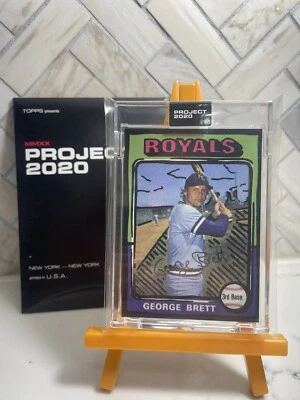 2020 Project Topps Online Exclusive #232 George Brett RC Joshua Vides /2243 QTY - Image 1 of 4