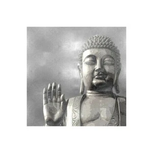 Stampa su Tela su Carta Poster o Quadro Bray Tom Silver Buddha - Picture 1 of 2