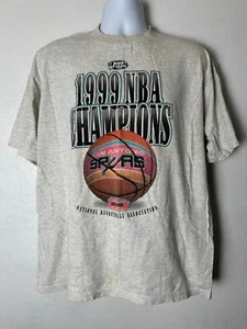 Camiseta De Colección San Antonio Spurs Talla Grande Para Hombre NBA Baloncesto Años 90 1999 Campeones - Imagen 1 de 10