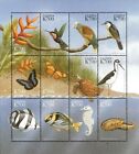 Zambia 2000 - Beach Fish, Turtles, and Birds - Sheet of 12 - Scott 827 - MNH