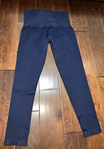 Spanx Assets Navy Leggings Pants Size L - Picture 1 of 2