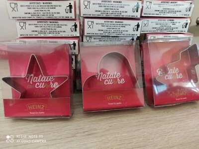 Set 23 pz Taglia pasta cutter stampo biscotti stella cuore albero Natale Heinz  - Immagine 1 di 2