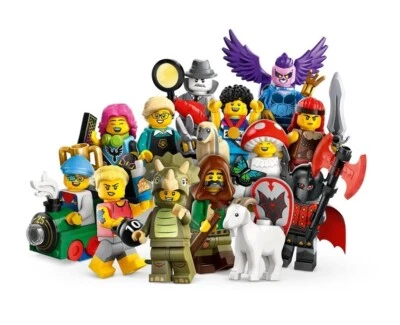 Minifiguras colecionáveis LEGO 71045 CMFs série 25 - você escolhe harpia cogumelo cabra - Imagem 1 de 3