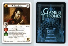 Roose Bolton #F 101 A Game Of Thrones Dreadfort Betrayal LCG Card