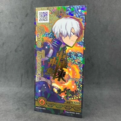 My Hero Academia SHOTO TODOROKI Amazing 041 Signed Japanese Battle Card Anime - Image 1 of 4
