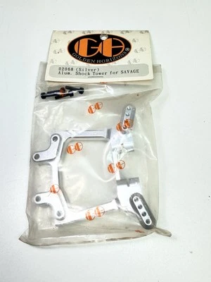 Golden Horizons 02068 (Silver) Alum. Shock Tower for SAVAGE Vintage Rare - Image 1 of 2