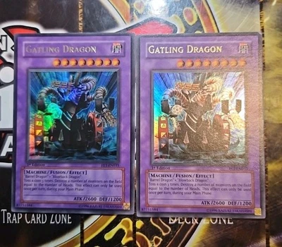 yugioh Gatling Dragon FET-EN035 1st Edition Ultra Rare Near Mint/LP/MP - Image 1 of 2