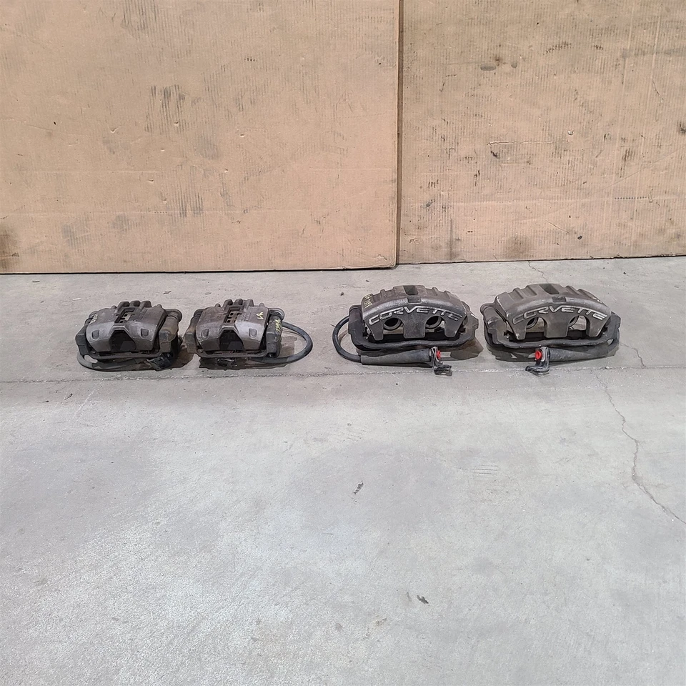 05-13 Corvette C6 Pbr Brake Calipers Front & Rear Set Base Model Aa7398 - Image 1 of 4