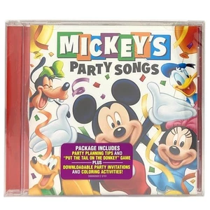 Disney Mickey's Party Songs CD 2007 Clubhouse Birthday Kids Music Album New - Picture 1 of 3