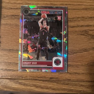2023-24 Panini Nba Hoops Premium Stock - Gradey Dick #251 Ice Prizm (RC) - Picture 1 of 2