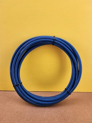 NEW Boston H20104BU Easy Couple 1/4" Rubber Hose, Blue, 250 psi, 23 ft - Image 1 of 3