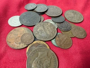 Lotto vecchie monete del Regno d'Italia Vittorio Emanuele II Umberto I in asta - Foto 1 di 8