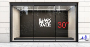 BLACK FRIDAY SALE Vinyl Window Decal Sign ORACAL 651 Waterproof Sticker - Picture 1 of 12
