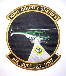 King County Washington Sheriff Luftunterstützungseinheit Aufnäher - KOSTENLOSER US-Versand mit Sendungsverfolgung - Bild 1 von 1